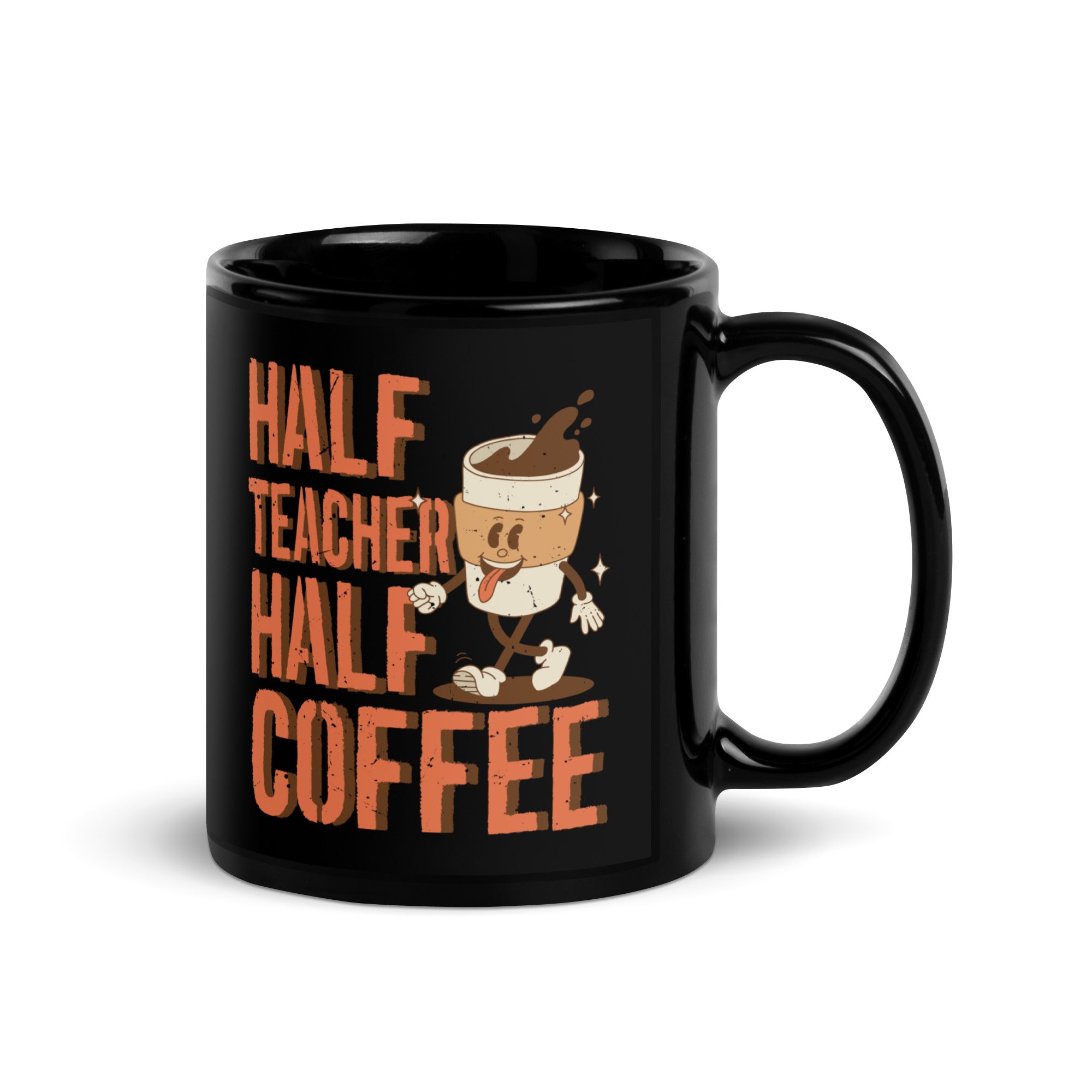 half-coffee-half-teacher-gifts-women-black-glossy-mug