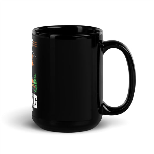 I Don't Always Drink When I'm Camping Black Glossy Mug