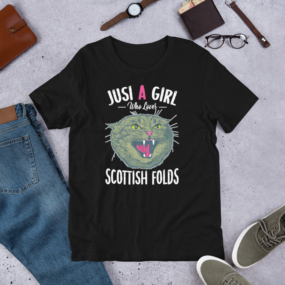 scottish-fold-cat-unisex-t-shirt