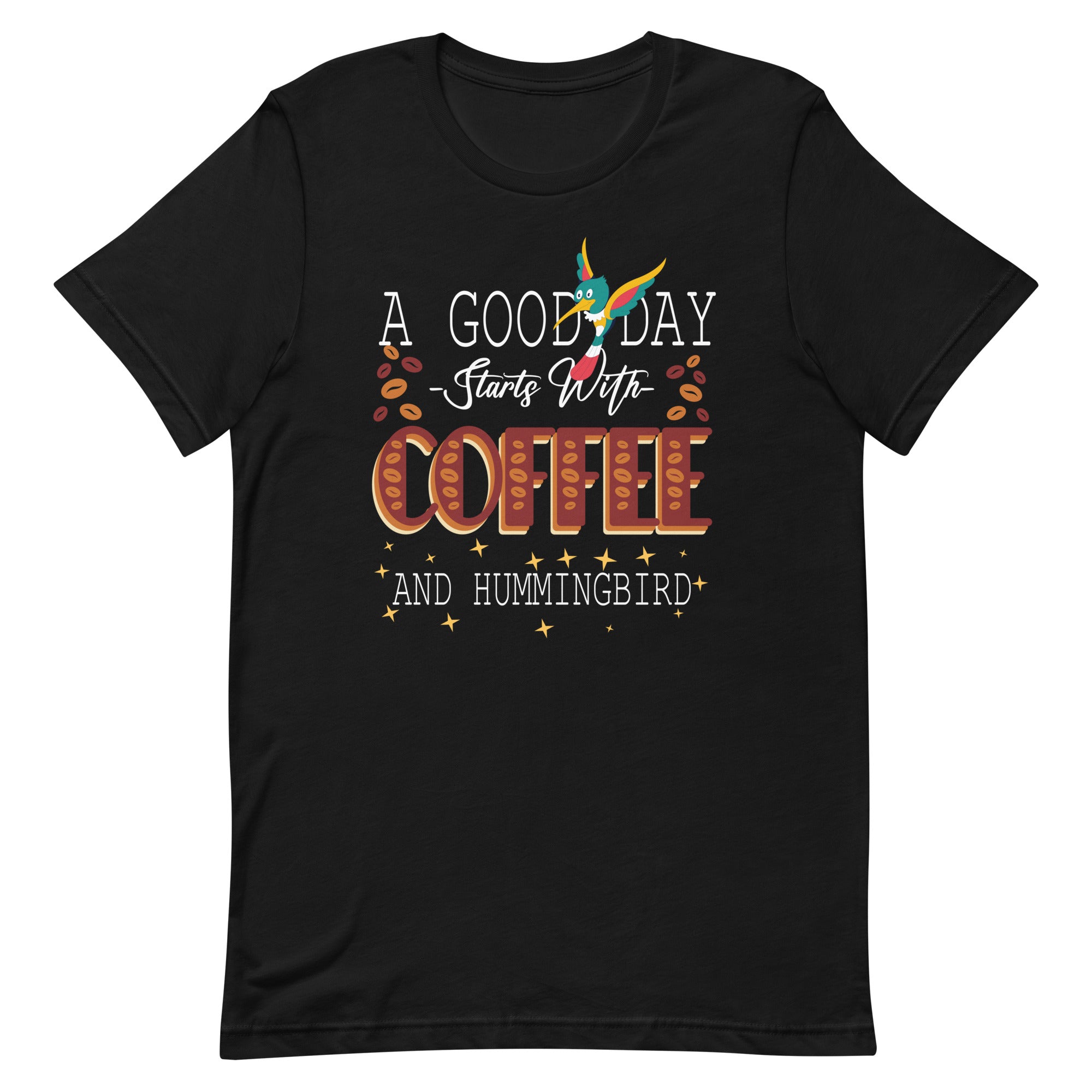 a-good-day-starts-with-coffee-and-hummingbird-unisex-t-shirt