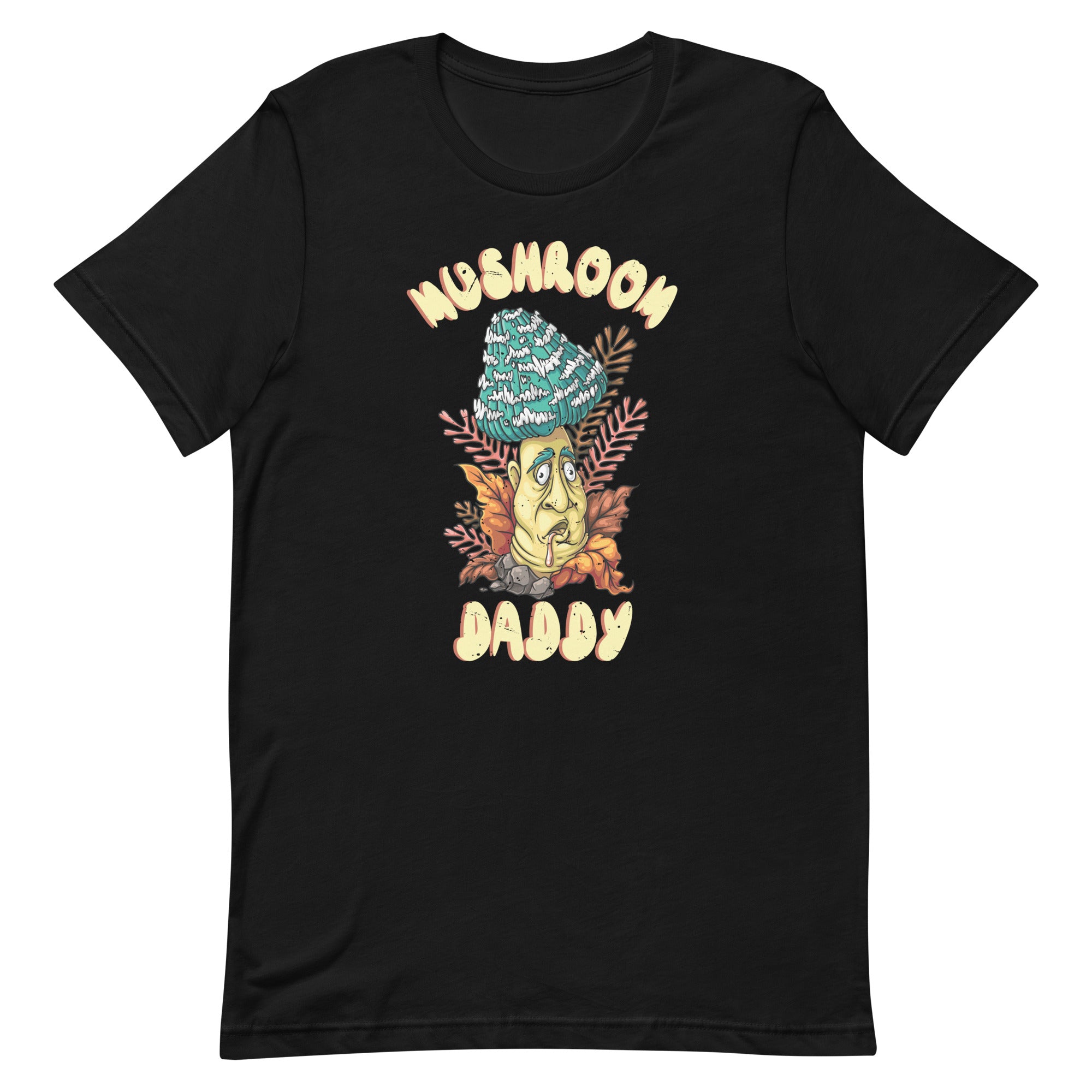 retro-mushroom-daddy-unisex-t-shirt