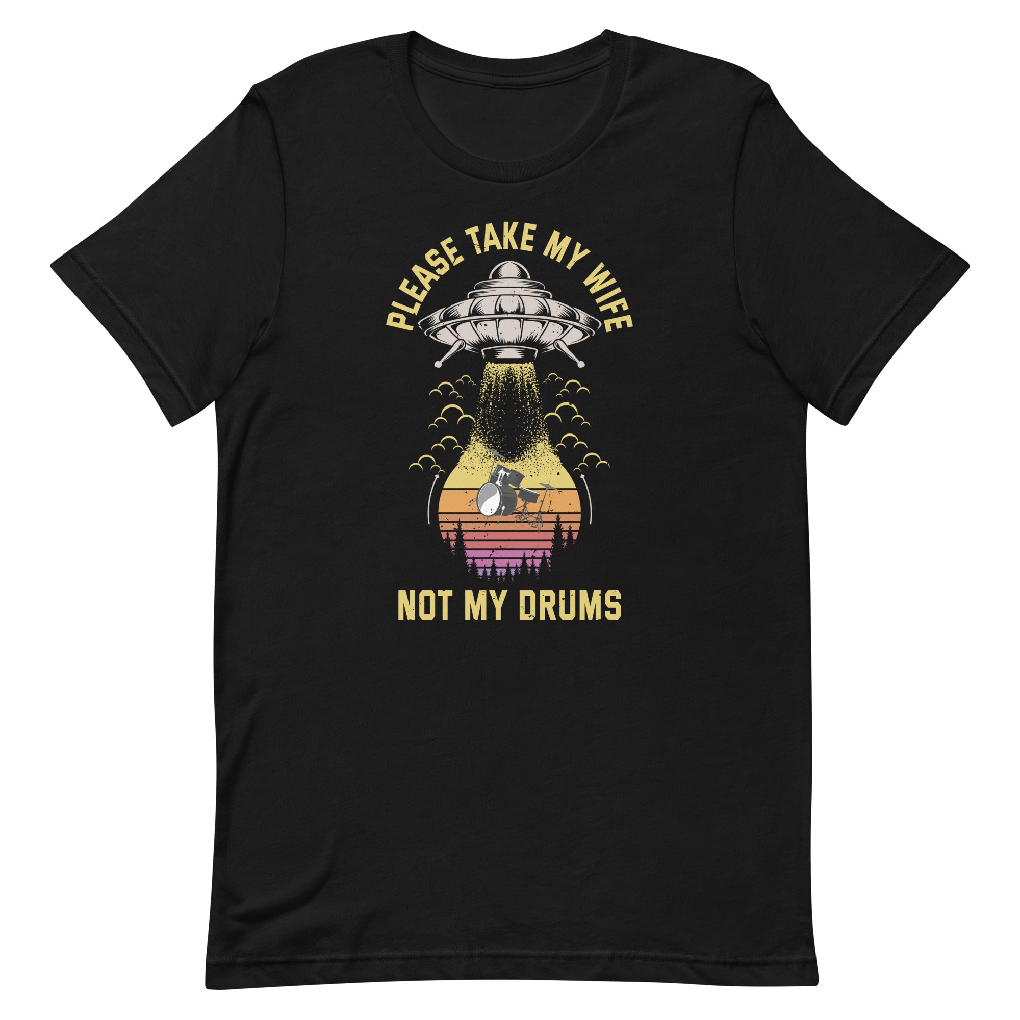 funny-drummer-drumming-drum-kit-percussion-i-wife-ufo-aliens-unisex-t-shirt